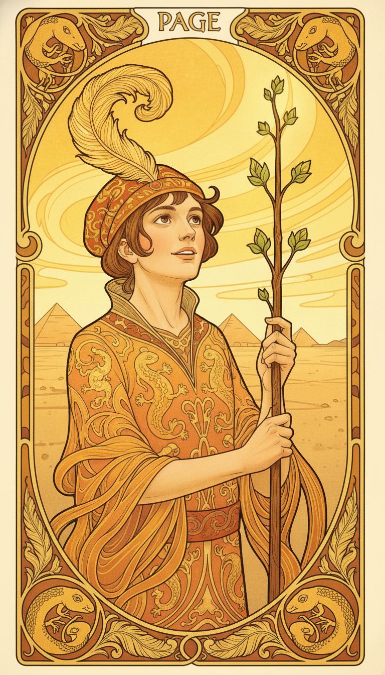 Page of Wands tarot card